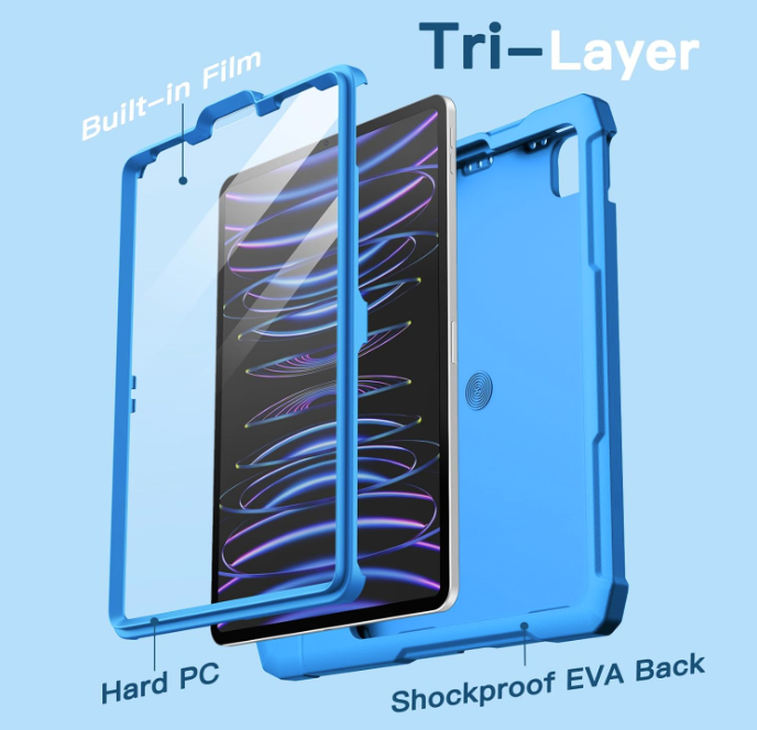 Otroški ovitek za tablični računalnik Apple iPad Pro 11" (2022/2021/20202/2018) in Air 6/5/4 10.9" – JETech