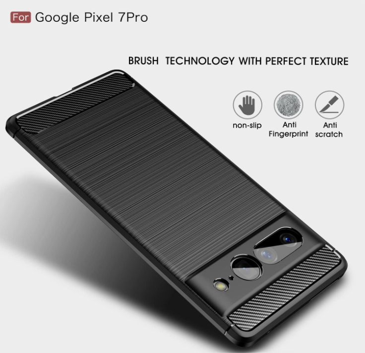 Silikonski ovitek "Carbon Fiber" za Google Pixel 7 Pro – Infostyle