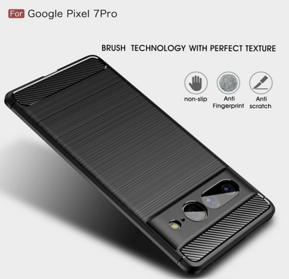 Silikonski ovitek "Carbon Fiber" za Google Pixel 7 Pro – Infostyle