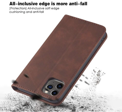 Preklopna torbica UEEBAI "Vintage Matte" za iPhone 13 Pro Max – Infostyle