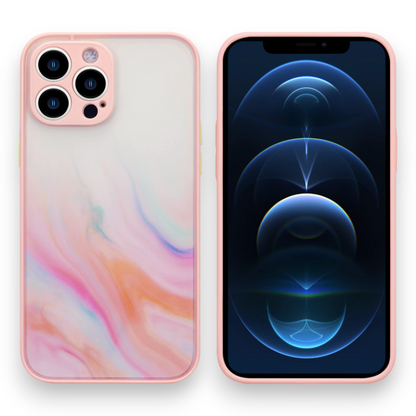 Ovitek "Transparent Marble" za iPhone 12 Pro Max – Infostyle