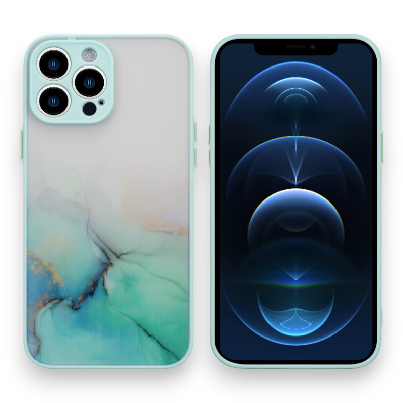 Ovitek "Transparent Marble" za iPhone 12 Pro Max – Infostyle