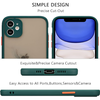 Ovitek "Transparent Marble" za iPhone SE 2022/2020/7/8 – Infostyle – Pastelno vijolična / PC + TPU silikon