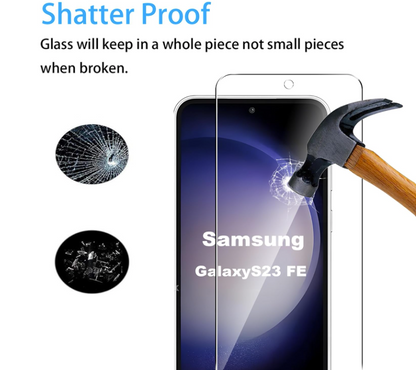 Zaščitno steklo "Effcotuo" za Samsung Galaxy S23 Fe (2 kosa) – Infostyle
