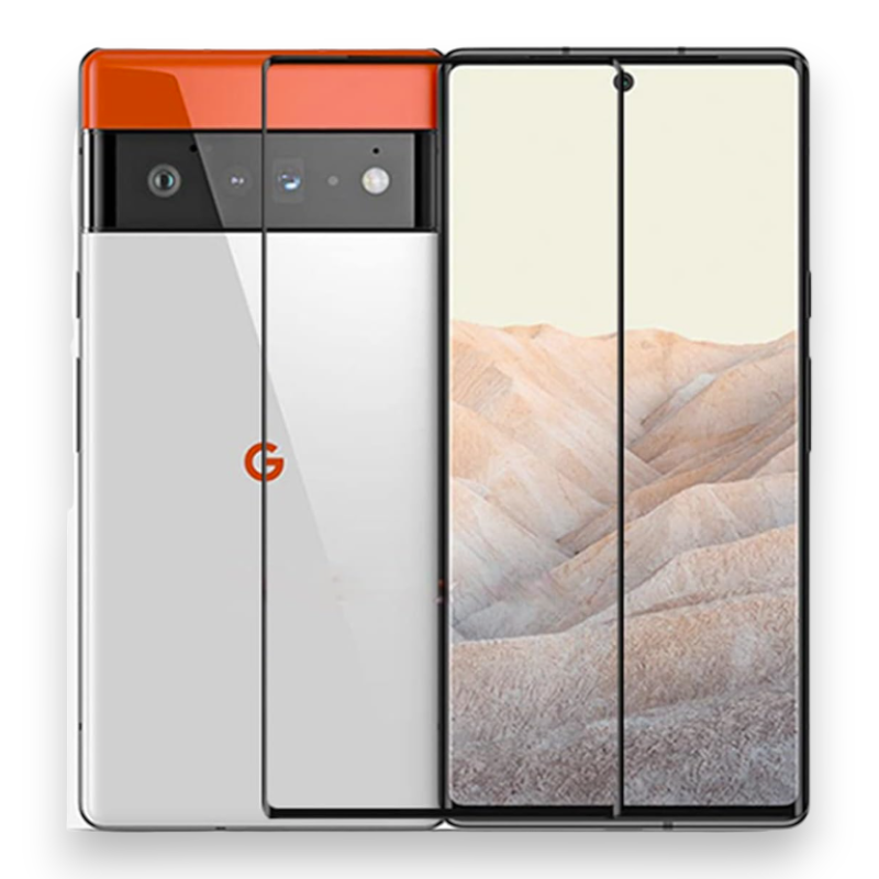 Zaščitno steklo "Insolkidon Black" za Google Pixel 6 Pro (2 kosa) – Infostyle
