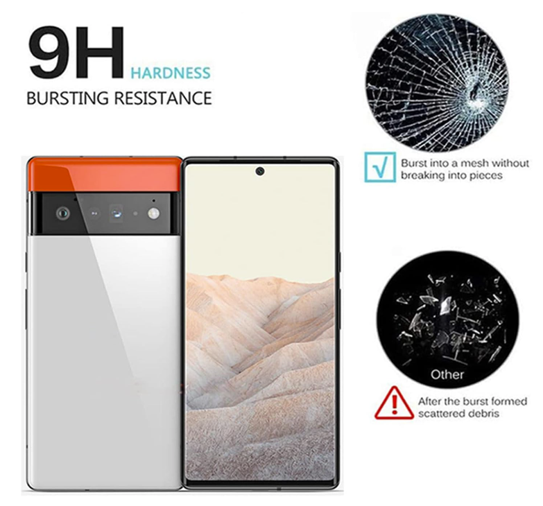 Zaščitno steklo "Insolkidon Black" za Google Pixel 6 Pro (2 kosa) – Infostyle