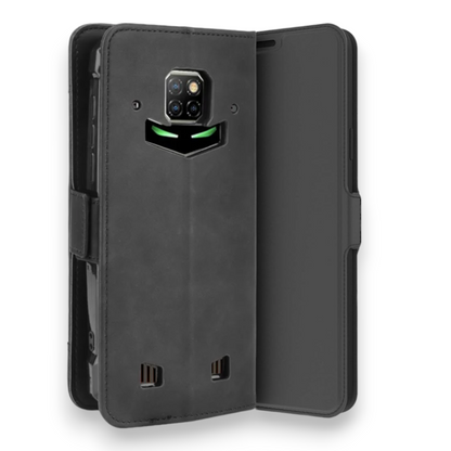 Preklopna torbica "Business" za Doogee S88 Pro – Infostyle – Črna / Umetno usnje + TPU silikon