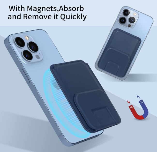 Magnetna denarnica "Leather Wallet" za iPhone s tehnologijo MagSafe – Infostyle