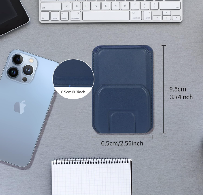 Magnetna denarnica "Leather Wallet" za iPhone s tehnologijo MagSafe – Infostyle