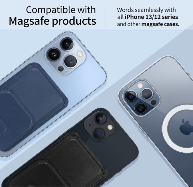 Magnetna denarnica "Leather Wallet" za iPhone s tehnologijo MagSafe – Infostyle