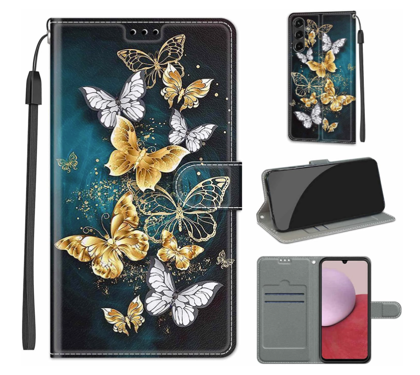 Preklopna torbica "Butterfly" za Samsung Galaxy A14 – Infostyle