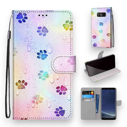 Preklopna torbica "Paws" za Samsung Galaxy S8 – Infostyle