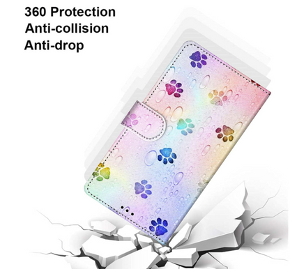 Preklopna torbica "Paws" za Samsung Galaxy S8 – Infostyle