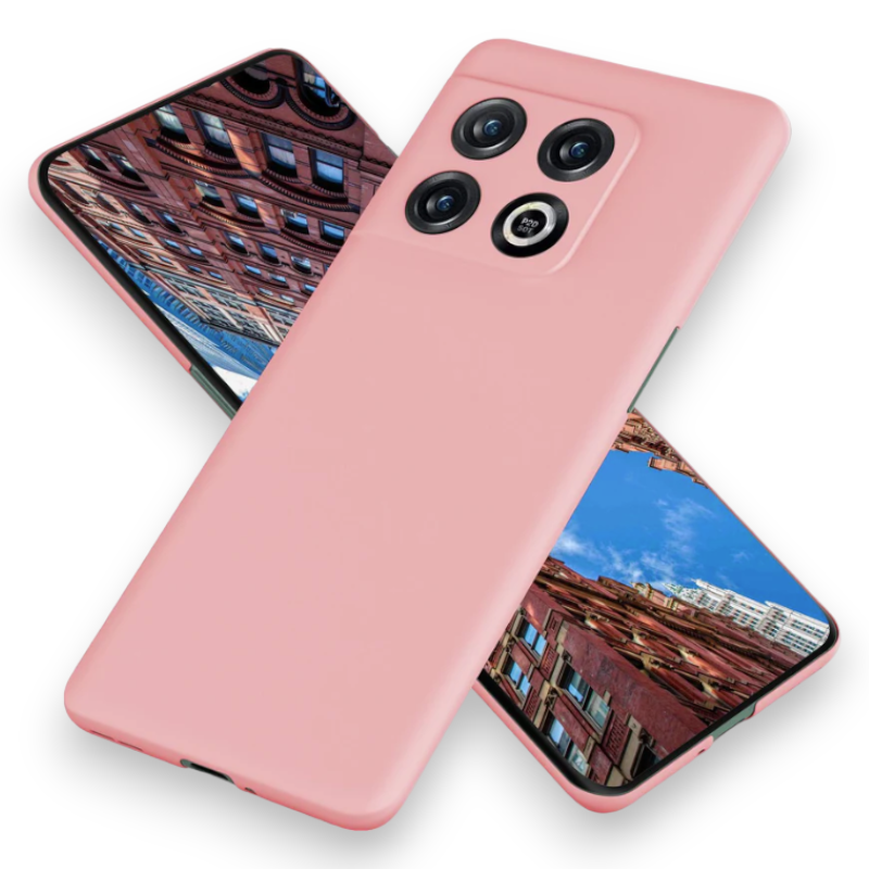 Ovitek "Nalia Ultra Slim Hard" za OnePlus 10 Pro – Svetlo roza / TPU silikon