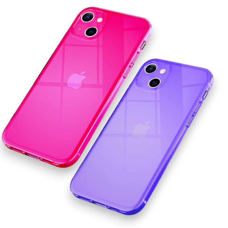 Ovitek "Neon Translucent Nalia" za iPhone 13 – Živo roza / TPU silikon