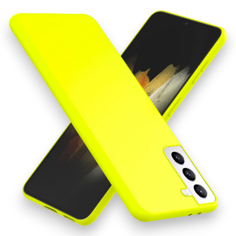 Silikonski ovitek "Neon Nalia" za Samsung Galaxy S21 – Rumena / TPU silikon