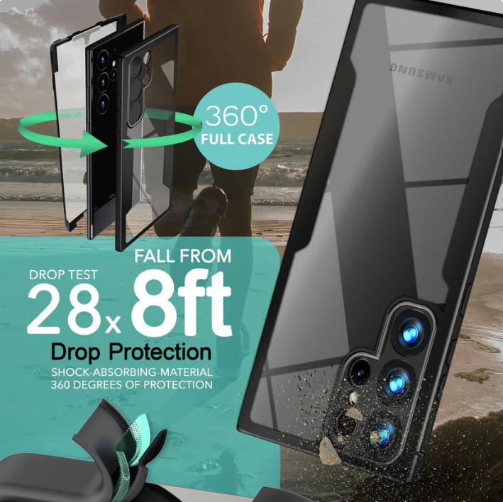 Ovitek "Nalia 360°" za Samsung Galaxy S23 Ultra