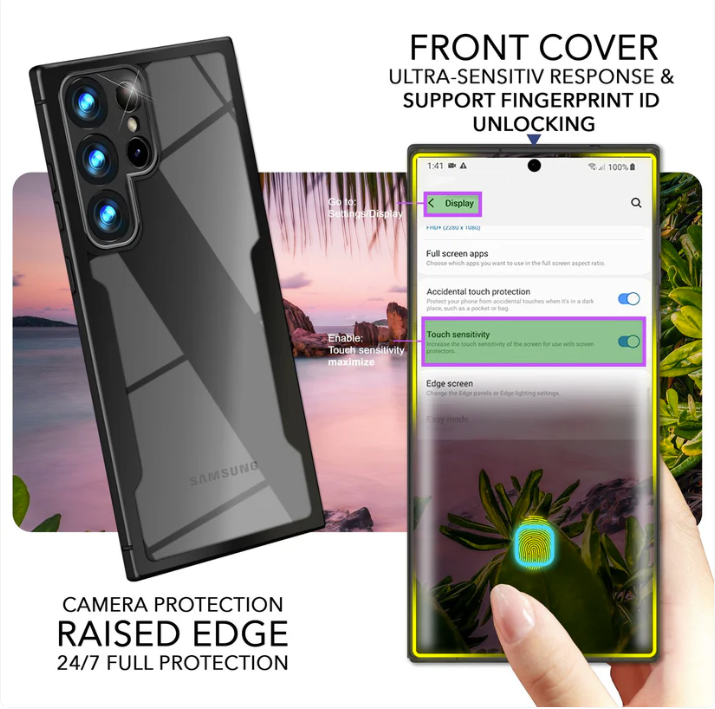 Ovitek "Nalia 360°" za Samsung Galaxy S23 Ultra