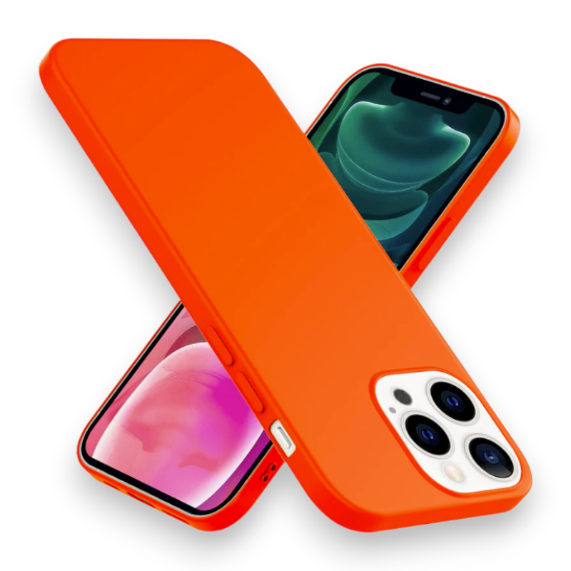 Silikonski ovitek "Neon Nalia" za iPhone 13 Pro – Oranžna / TPU silikon