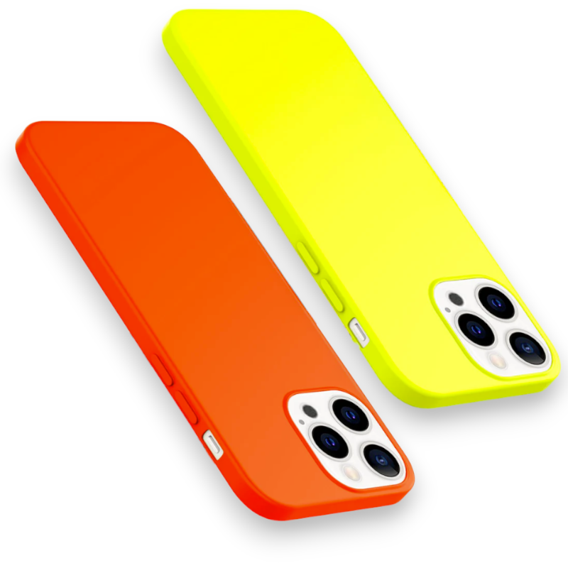 Silikonski ovitek "Neon Nalia" za iPhone 13 Pro – Rumena / TPU silikon
