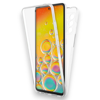 Ovitek "Nalia 360°" za Samsung Galaxy A53 – Prozorna / PC + TPU silikon