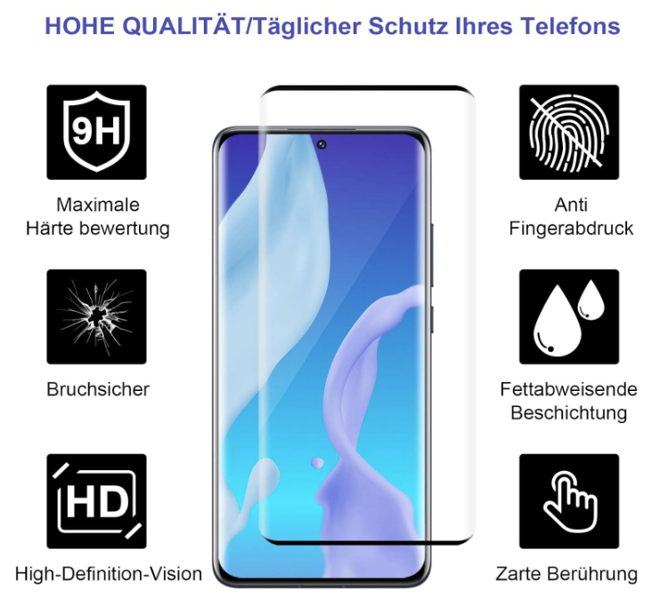 Zaščitno steklo za S24 Plus "Reroxe Black" (2 kosa)