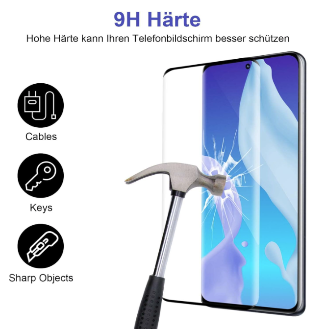 Zaščitno steklo za S24 Plus "Reroxe Black" (2 kosa)