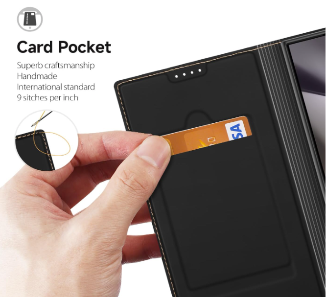 Preklopna torbica "Rollincase Flip" za Samsung Galaxy S24 Ultra – Infostyle