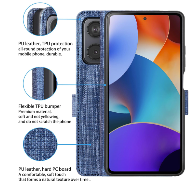 Preklopna torbica "Foluu Premium" za Xiaomi Redmi Note 12 Pro Plus 5G
