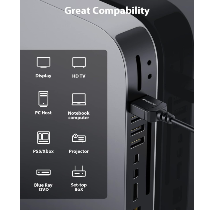 Stouchi - HDMI 2.1 kabel 8K (0.3m)