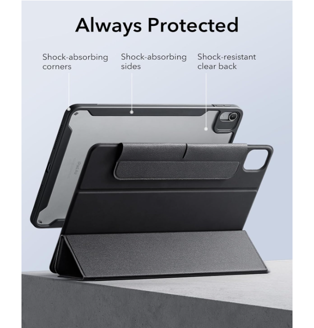 Preklopna torbica "Matte Transparent" za tablični računalnik Apple iPad Air 6/5/4 10.9" – ESR