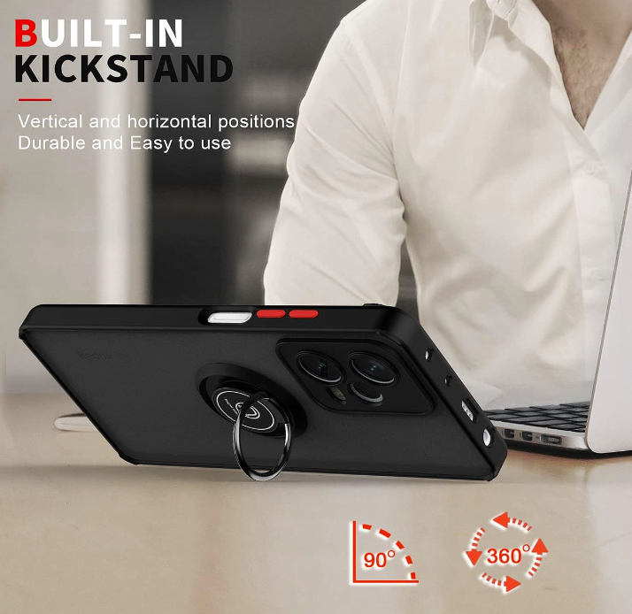 Ovitek "360° ring" za Xiaomi Poco X5 Pro – Infostyle
