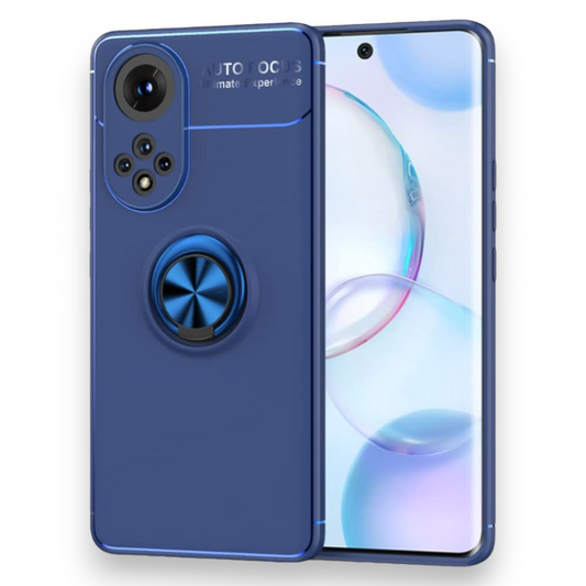 Silikonski ovitek "Ring Holder" za Huawei Nova 9 – Infostyle – Temno modra / TPU silikon