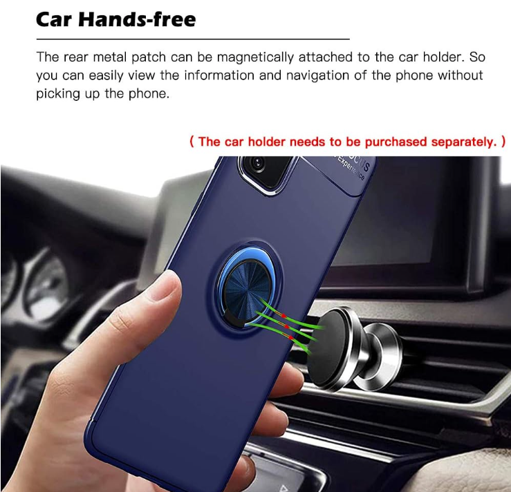 Silikonski ovitek "Ring Holder" za Huawei Nova 8i/Honor 50 Lite – Infostyle