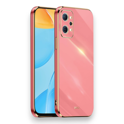 Silikonski ovitek "Gold Edging" za Realme GT Neo 2 – Infostyle – Roza / TPU silikon
