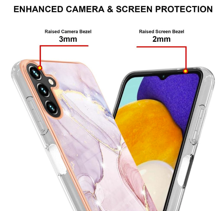 Silikonski ovitek "Marble Matt" za Samsung Galaxy A34 5G – Infostyle