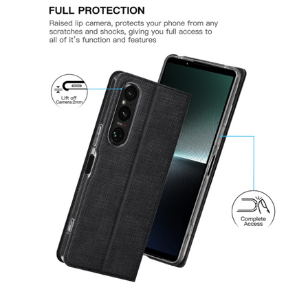 Preklopna torbica "Foluu Folio" za Sony Xperia 1 V 2023