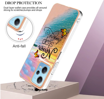 Silikonski ovitek "Never stop dreaming" za Xiaomi Redmi Note 12 Pro 5G – Techsuit