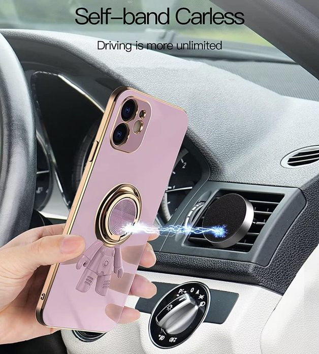Silikonski ovitek "Ring Astronaut" za Xiaomi Redmi Note 12 Pro 4G – Infostyle