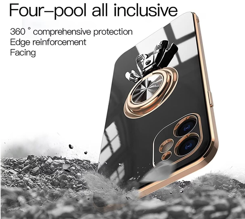 Silikonski ovitek "Ring Astronaut" za Xiaomi Redmi Note 12 Pro 4G – Infostyle