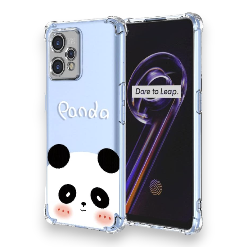 Silikonski ovitek "Panda" za Realme 9 5G/9 Pro 5G – Infostyle – Prozorna / TPU silikon