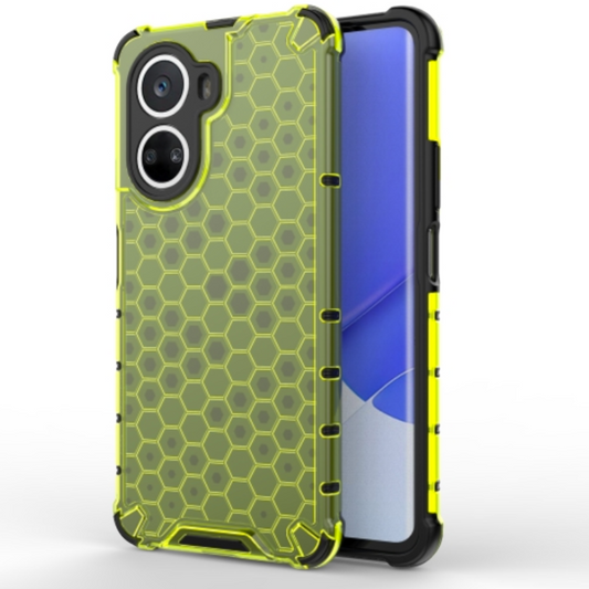 Silikonski ovitek "Honeycomb" za Huawei Nova 10 SE – Infostyle – Svetlo zelena / PC + TPU silikon