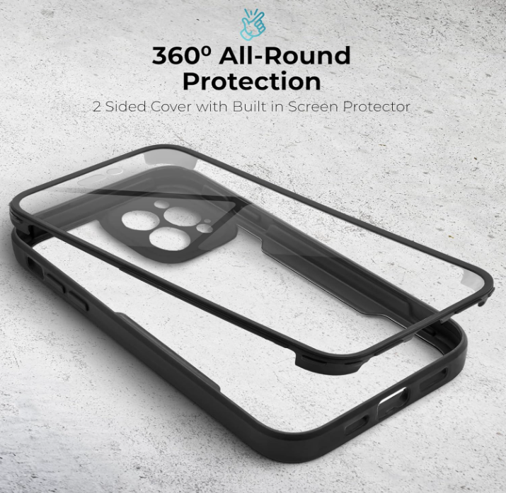 Ovitek "360° Edge" za iPhone 14 Pro Max – Moozy