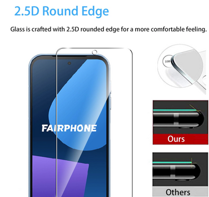 Zaščitno steklo "Effcotuo" za Fairphone 5 (2 kosa) – Infostyle