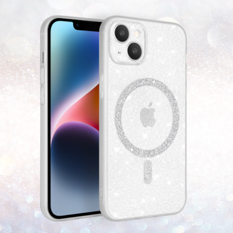 Ovitek "Glitter MagSafe" za iPhone 14 – Infostyle