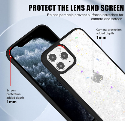 Ovitek "Glitter star" za iPhone 11 Pro – Infostyle