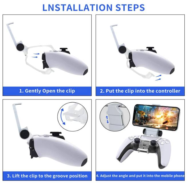 Držalo za konzolo PS5 in telefon – Infostyle