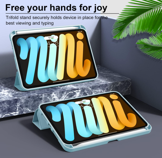 Preklopna torbica "Fit" z držalom za pisalo za tablični računalnik Apple iPad Mini 6 2021 8.3" – Soke