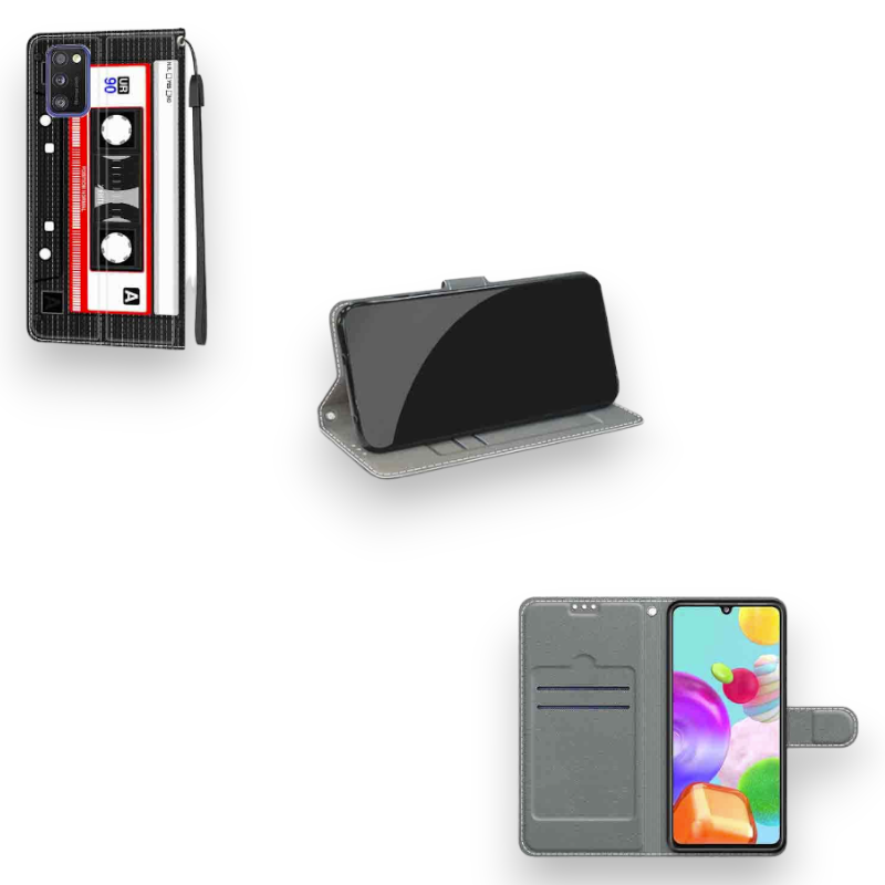 Preklopna torbica "Cassette tape" za Samsung Galaxy A41 – Infostyle