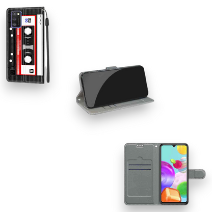 Preklopna torbica "Cassette tape" za Samsung Galaxy A41 – Infostyle